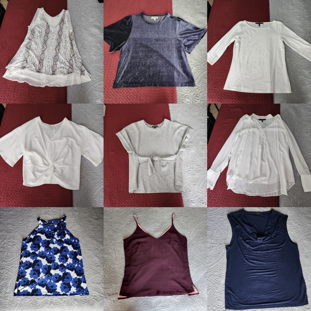 Lot 9 Blouses Express WHBM Madewell Grace & Lace